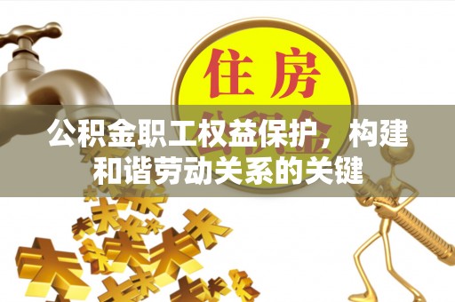 合作公积金职工权益保护，构建和谐劳动关系的关键