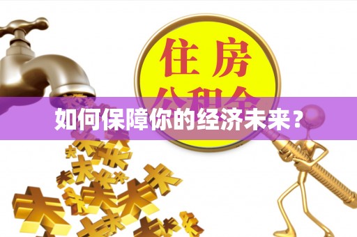 合作如何保障你的经济未来？