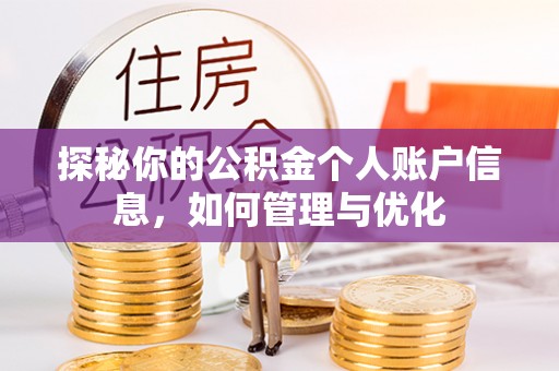合作探秘你的公积金个人账户信息，如何管理与优化
