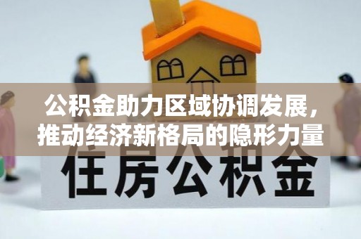 合作公积金助力区域协调发展，推动经济新格局的隐形力量