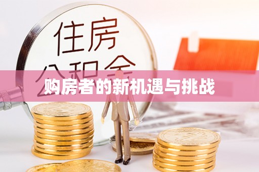 合作购房者的新机遇与挑战