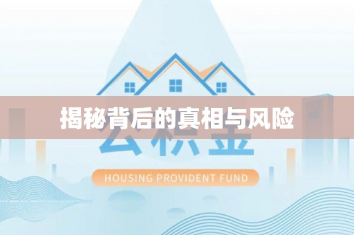 合作揭秘背后的真相与风险