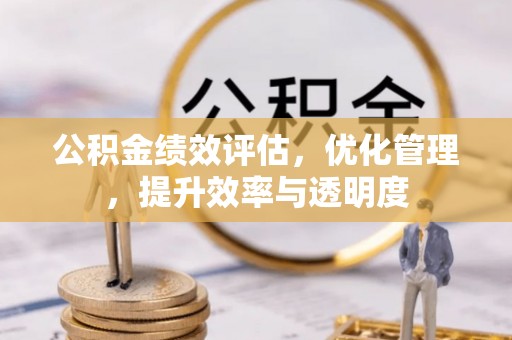 合作公积金绩效评估，优化管理，提升效率与透明度