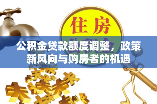 合作公积金贷款额度调整，政策新风向与购房者的机遇