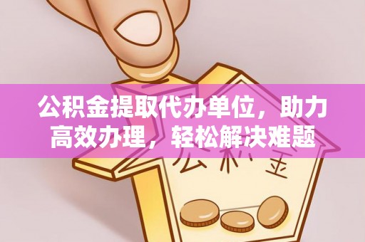 合作公积金提取代办单位，助力高效办理，轻松解决难题