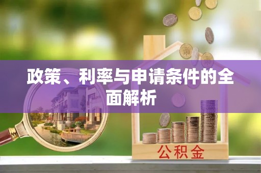合作政策、利率与申请条件的全面解析