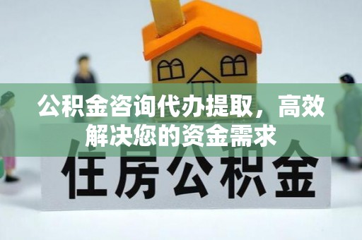 合作公积金咨询代办提取，高效解决您的资金需求