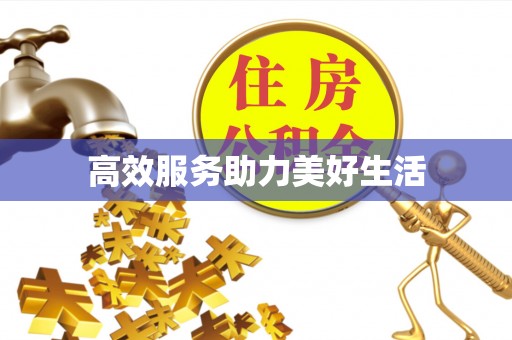 合作高效服务助力美好生活