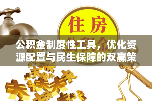 合作公积金制度性工具，优化资源配置与民生保障的双赢策略